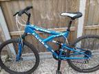 I HAVE a lovely blue full suspension mens mountain bike....