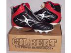 GILBERT SIDESTEP ST8 HI-CUT RUGBY BOOTS Sz 6/8/9/10.5